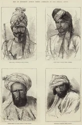 Mannen van Verschillende Afghaanse Stammen